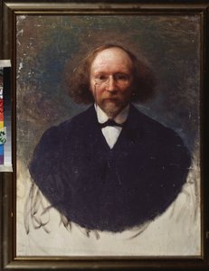 Portré du sing Vjacseszlav (Vjacseszlav) Ivanov (1866-1949). Ivan Kirillovich Parkhomenko (1870-1940) festménye, huile sur toile