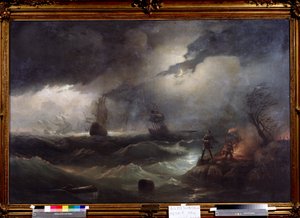 I. Péter (vagy a nagy alkotó: Ivan Konstantinovich Aivazosky