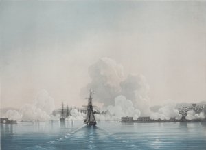 Szevasztopol. Konstantin erőd. Nicholas-erőd, 1850-es évek alkotó: Ivan Konstantinovich Aivazovsky