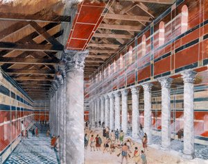 Baths bazilika, Wroxeter római város, 1-3. század, 1990-2010 alkotó: Ivan Lapper