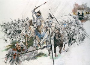 Flodden Field-i csata, 1513, 1990-2010. alkotó: Ivan Lapper