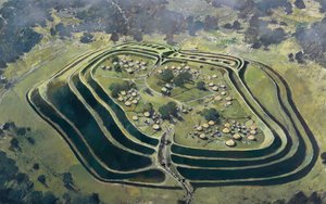 Old Oswestry Hill Fort, megszállásának csúcsán, vaskorszak, 1970-2010