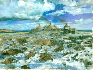 Scarborough vaskori település, Kr.e. 5. század, 1990-2010 alkotó: Ivan Lapper