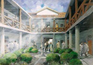 Fal római lelőhely, Letocetum, C2. század, 1990-2010. alkotó: Ivan Lapper