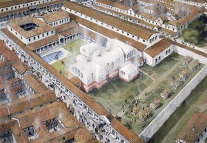 Wroxeter római város alkotó: Ivan Lapper