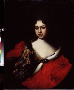 Praskovia Ivanovna császárné (1694-1731), Pierre I Le Grand unokahúga (1672-1725) és V. Iván lánya (1666-1696) portréja. (Tzarevna Praskovya Ivanovna, Nagy Péter unokahúga portréja). Peinture de Ivan Nikitich Nikitin (Nikitine) (vers 1680-apre
