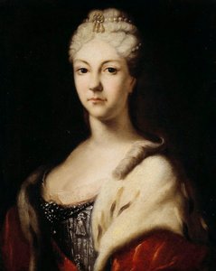 Natalja Alekszejevna orosz nagyhercegnő portréja, 1673-1716, 1716 előtt.