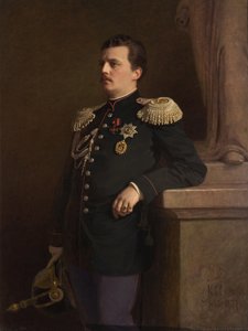 Vlagyimir Alekszandrovics orosz nagyherceg portréja 1847-1909, 1880-as évek