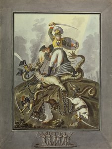 1812. Allegória, 1813 alkotó: Ivan Philippovich Tupylev
