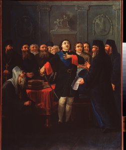 I. Péter cár megalapította a Szent Zsinatot alkotó: Ivan Philippovich Tupylev