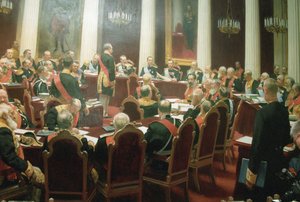 Az Oroszországi Birodalom Államtanácsának ünnepi ülése 1901. május 7-én