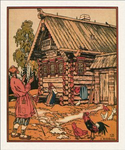 Illusztráció a Halász és a hal meséjéhez, 1933 alkotó: Ivan Yakovlevich Bilibin