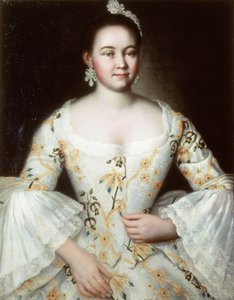 Mihail Jakovlev feleségének portréja, 1756 után (74379 pár)
