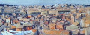 Róma, Kilátás a Spanyol Akadémiáról a Gianicolóra, 1968 (lásd még: 213353 és 213354) alkotó: Izabella Godlewska de Aranda