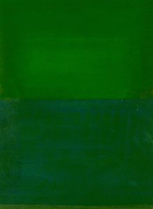Tér, idő, mozgás, zöld, 2010 alkotó: Izabella Godlewska de Aranda