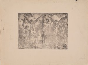 Allegorikus kompozíció alkotó: J.A. Jerichau