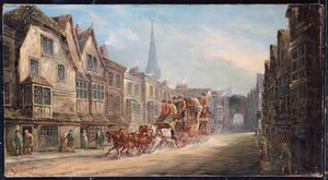 A London és Exeter közötti királyi posta Salisburyn keresztül, 1895