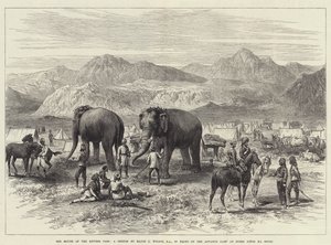 A Khyber-hágó szája, a Hurri Singh Ka Bourj-i Advance Camp előtt