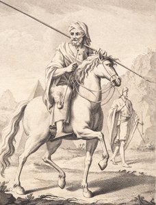 Egy arab lóháton alkotó: J.F. Clemens