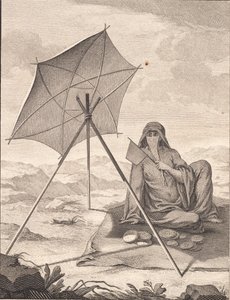 Egy arab nő kenyeret árul alkotó: J.F. Clemens