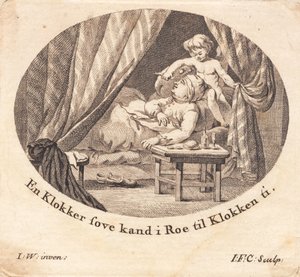 Egy kövér harangozó alszik alkotó: J.F. Clemens