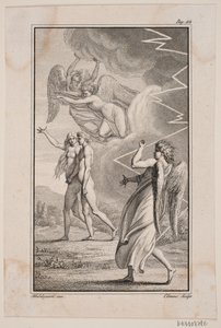 Illusztráció Johannes Ewald „Ádám és Éva” című művéhez, V alkotó: J.F. Clemens