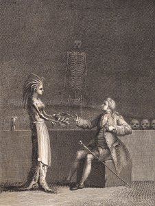 Niels Klim az anatómiai kamrában alkotó: J.F. Clemens