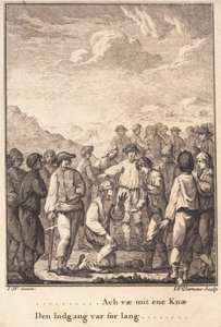 Niels Kok a bíróságon alkotó: J.F. Clemens