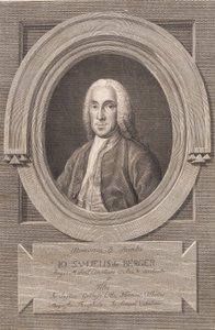 Johann Samuel von Berger orvos portréja alkotó: J.F. Clemens