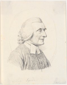 Egede Pál pap (1709-89) portréja alkotó: J.F. Clemens
