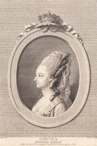Louise hercegnő, felesége Carl Hesse alkotó: J.F. Clemens
