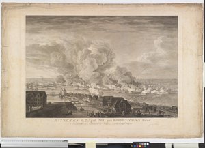 A redeni csata 1801. április 2-án alkotó: J.F. Clemens