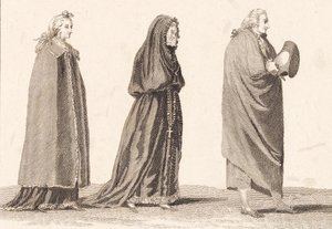 Három portugál. Használt: J. Murphy: „Utazások Portugáliában. 1789-90 alkotó: J.F. Clemens