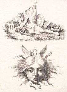 Øresund. Medúza fej alkotó: J.F. Clemens
