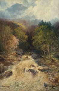 Egy hegyi erdő alkotó: J.H. Stanger
