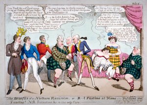 "Az északi kirándulás előnyei, vagy otthoni időtöltés, azaz hegedülés és tánc!", c1822