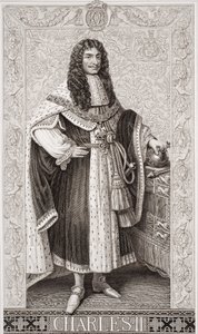 II. Károly (1630-85) Az angol és skót történelem illusztrációiból, I. kötet alkotó: J.L. Williams