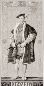 VI. Edward (1537-53) az "Illustrations of English and Scottish History" I. kötetéből.