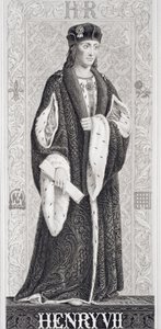 VII. Henrik (1457-1509) az "Illustrations of English and Scottish History" I. kötetéből.