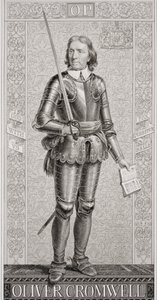 Oliver Cromwell (1599-1658) Az angol és skót történelem illusztrációiból, I. kötet alkotó: J.L. Williams