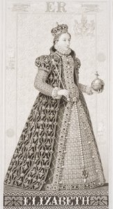 I. Erzsébet királynő (1533-1603) Az angol és skót történelem illusztrációiból, I. kötet