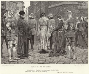 II. Richárd és a királynő, II. Richárd, V. felvonás, I. jelenet