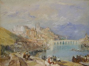 Blois, 1830 alkotó: Joseph Mallord William Turner