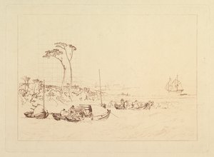 Inverary kastély és város, Skócia Liber Studiorum, XIII. rész, 1816. alkotó: Joseph Mallord William Turner
