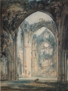 Tintern Abbey kereszthajója, Monmouthshire, 1794 alkotó: Joseph Mallord William Turner