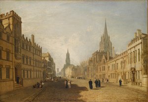 Kilátás a High Streetre, Oxford, 1809-1810 alkotó: Joseph Mallord William Turner