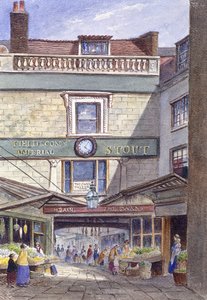 Swan Inn, Leadenhall Market, London, 1870