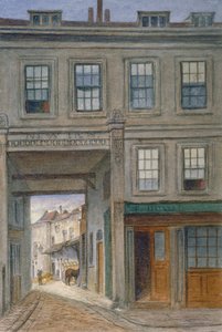 Kilátás a New Innre, Old Bailey, London City, 1868