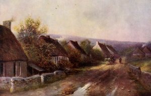 „A Tipperary Village”, Írország, 1924-1926. alkotó: JW Gozzard