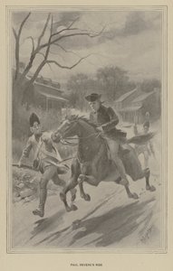 Paul Revere lovaglása (litho)